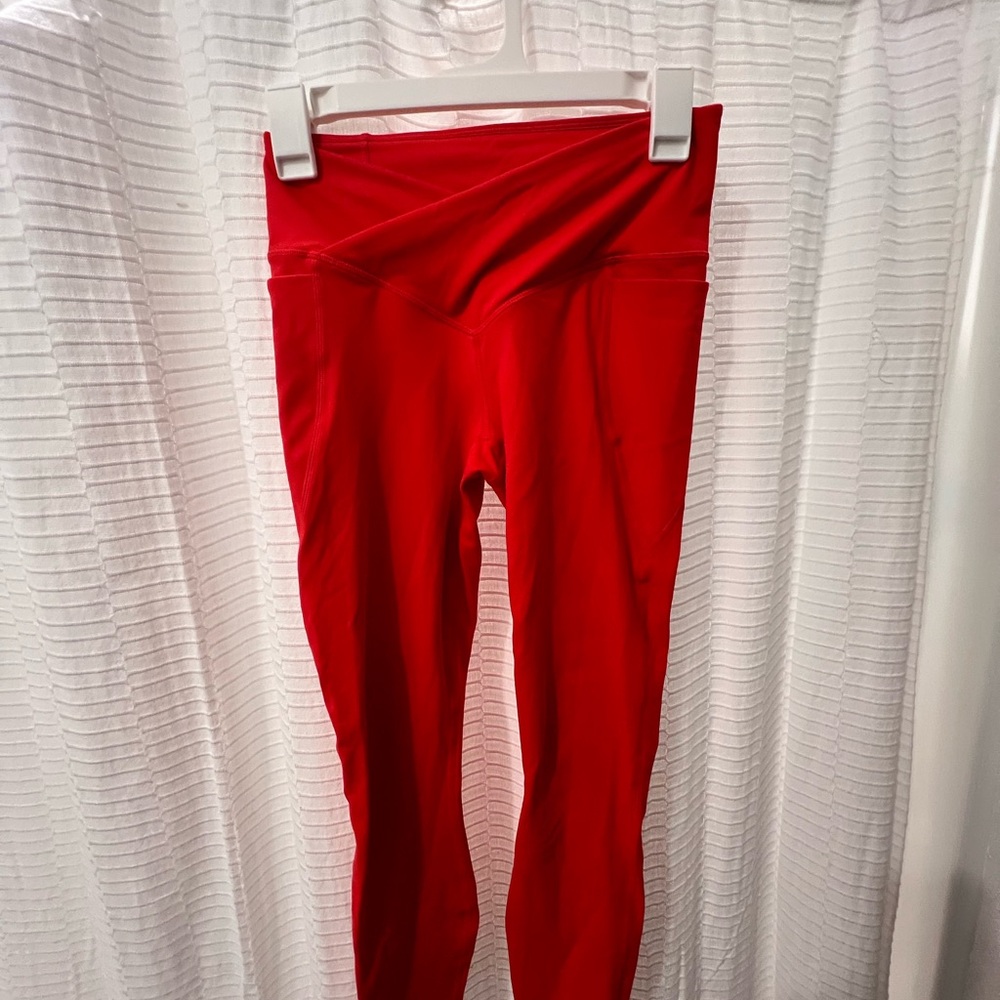 Vibrant Red Leggings